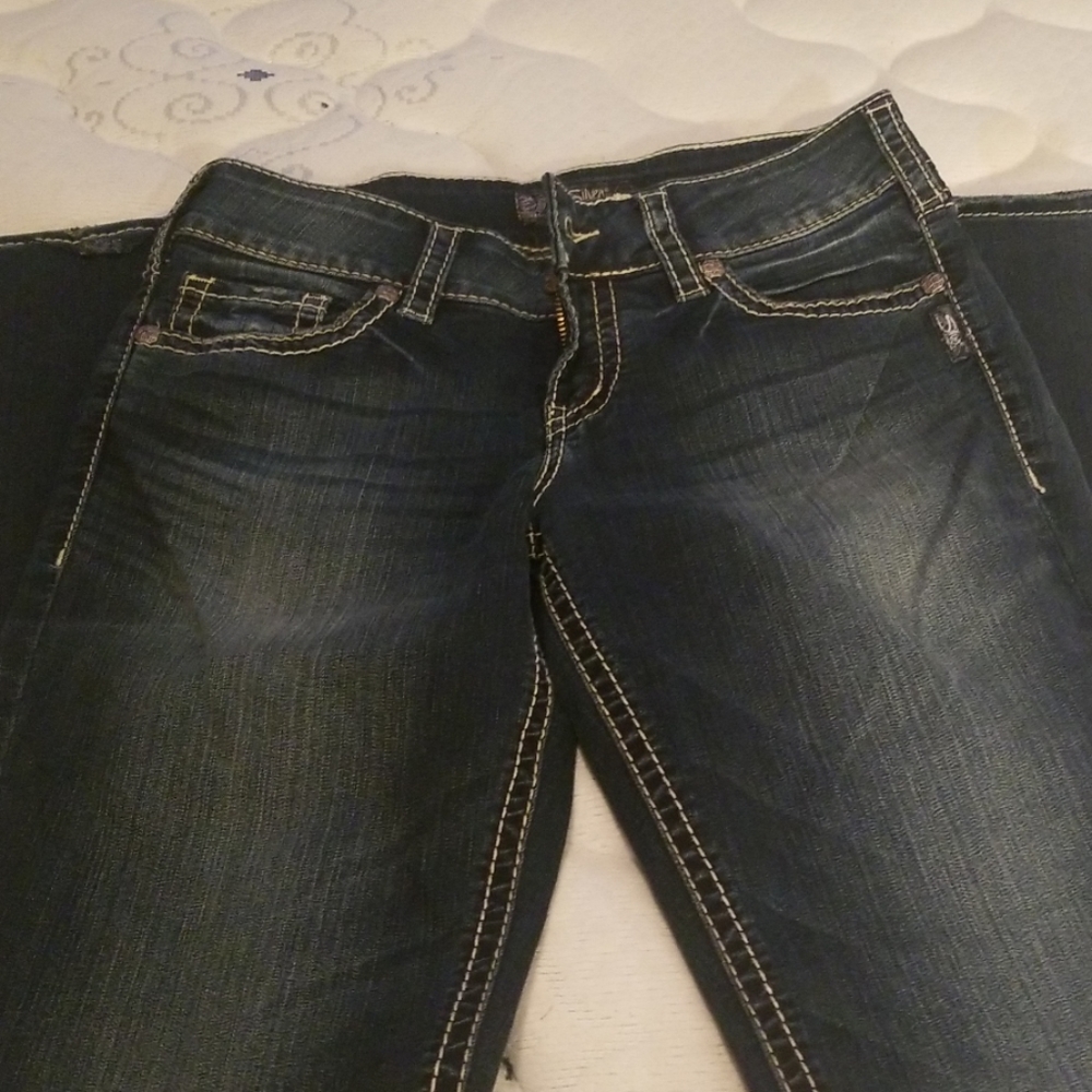 Silver jeans